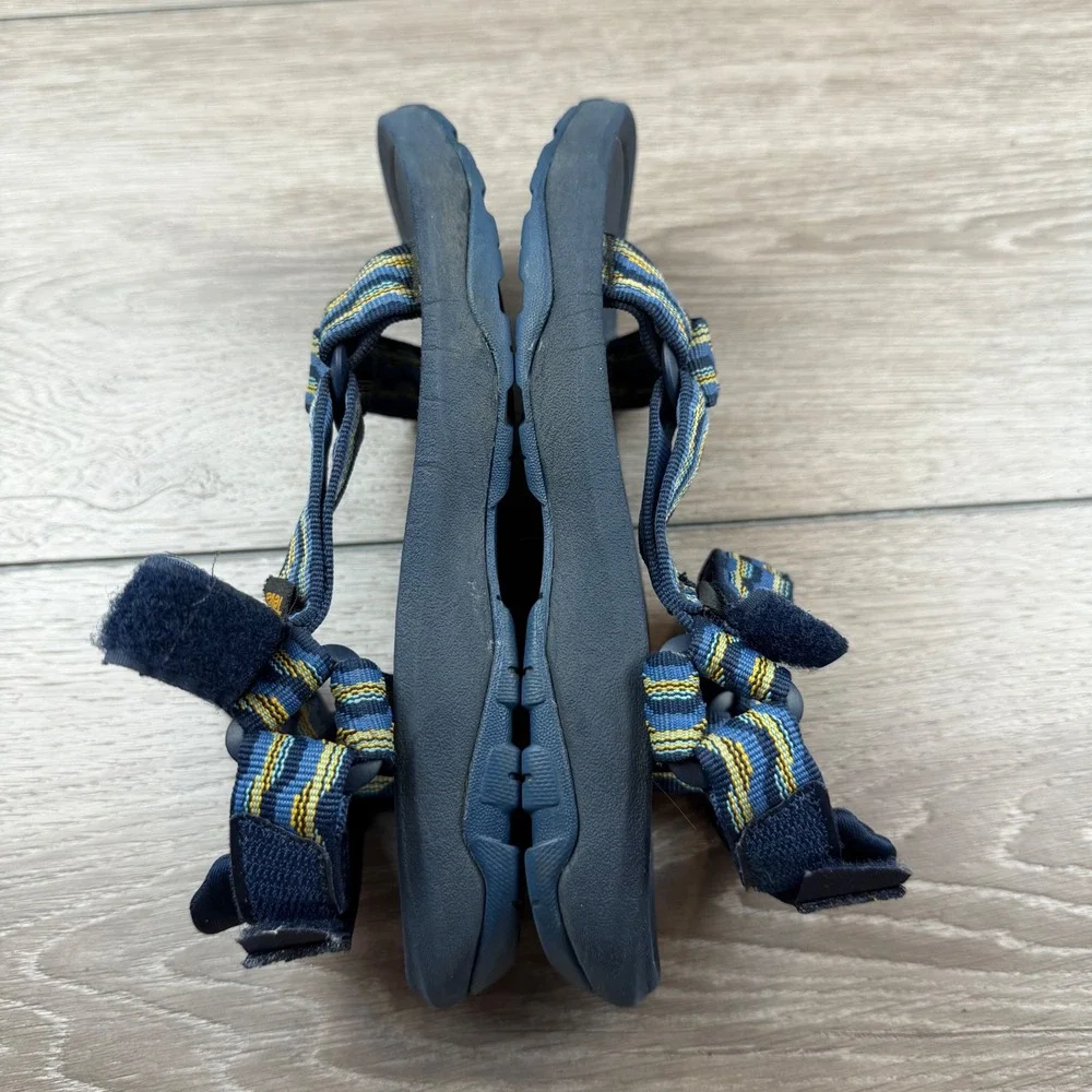 Teva Kids Hurricane XLT2 Sport Sandals Geometric Blue Yellow Size 4 Kids